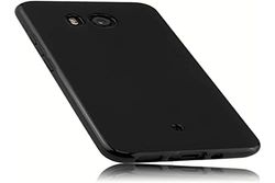 mumbi Funda Compatible con HTC U11 Caja del teléfono móvil, Negro