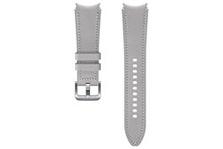 Samsung Watch Strap Hybrid Leather Band - Official Samsung Watch Strap - 20mm - M/L - Silver