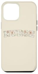 Nurse Floral Varsity Boho Chamomile Flower Text Case for iPhone 12 Pro Max