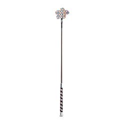 PFIFF 102772 'Flower & Hearts' kinderspringer, 65 cm lengte, bruin