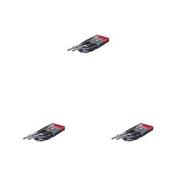 Stagg SGC15 - Cable para instrumentos (1.5 m), Derecho - Estándar, negro (Paquete de 3)