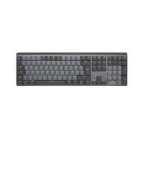 Logitech MX Mechanical Tastiera Retroilluminata Wireless Performance, Switch Lineari, Layout Tedesco QWERTZ - Grigio