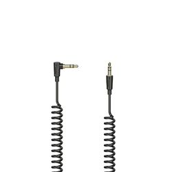 Hama Spiraalkoord, 3,5 mm jack 90°/conn. mannelijk, stereo, 0,75 m