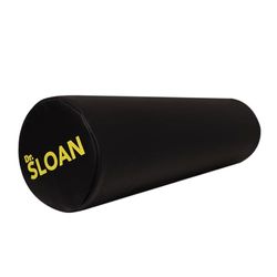 SLOAN FOAM ROLLER. Cilindro in schiuma dura per terapia e massaggio muscolare, fitness, schiuma Roller leggera, ad alta resistenza, per yoga, pilates e sollievo, colore: nero