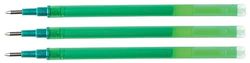 Q-Connect Recambio de bolígrafo de gel borrable de 1,0 mm, color: verde, 3 unidades (3 unidades), diámetro de la bola: 1,00 mm, grosor de trazo: 0,7 mm