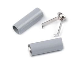 cyclingcolors 4X Terminale Fermacorda 5mm Abbigliamento Rotondi plastico Stop cordone Chiusura Regolabile Cordino Elastico Scarpe Zaini Tenda Campeggio, Grigio Chiaro