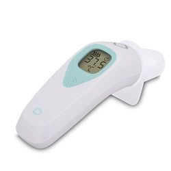 Bebeconfort Termómetro digital para bebés, termómetro de orelha, leitura eletrónica, mede a temperatura em 1 segundo, branco