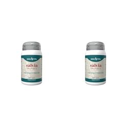 ERBA VITA Integratore Alimentare di Salvia - 60 Capsule - Aiuta la digestione e l'eliminazione dei gas Utile in menopausa (Confezione da 2)
