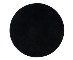 Gözze - Tappetino da Bagno Rotondo e Antiscivolo Premium, RIO, 100% Microfibra, 100% Microfibra, Ø 110 cm - Nero