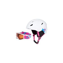 McKINLEY Pulse Hs-016 Casco de esquí, Color Blanco y Rosa, XX-Small