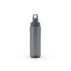 Emsa N30323 Drink2Go Tritan Eco drinkfles, inhoud: 0,7 liter, schroefdop, duurzaam, van gerecycled kunststof, 100% dicht, hygiënisch, veilig, grijs