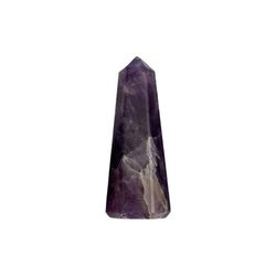 VIE Small Obelisk Tower, 7x2x1cm, Amethyst, Natural, One Size