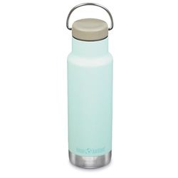 Klean Kanteen Aislamiento Clásico Estrecho de 12 Onzas (con Tapa de Bucle) Botella, Unisex Adulto, Azul Tint, 355ml