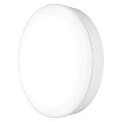 LEDVANCE vägg och tak luminaire LED: för tak/vägg, SURFACE BULKHEAD 300 ON/OFF / 12,40 W, 220 240 V, spridningsvinkel: 120°, kall vit, 4000 K, material: polycarbonate (pc), IP65