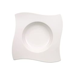 Villeroy en Boch NewWave soepborden, premium porselein, wit