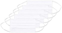 Oscars Apparel Pleated Adult Face Mask Elastic 5 Pack, Adult Elastic Mask