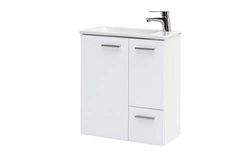 Schildmeyer Matteo 137110 - Mobile lavabo, 50 x 25 x 60 cm, bianco opaco