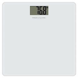 ProfiCare, Pèse-personne électronique avec écran LCD, Plage de mesure de 5 à 180 kg, PC-PW3122, Blanc
