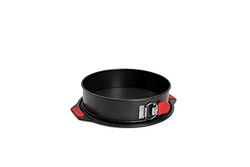 Woll Bakeware - Teglia apribile, Ø 26 cm, con fondo a prova di perdite, chiusura rapida e manici in silicone resistenti al calore fino a 230°C, senza PFAS, rivestimento antiaderente a doppio strato,