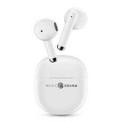 Music Sound, BREEZE Auricolari Bluetooth Wireless con Case Colorata e Touch Control, Fino a 20 Ore Playtime, Auto Pairing, Design a Capsula, Compatti e Portatili