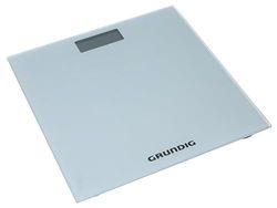 Grundig Badrumsvåg glas grå