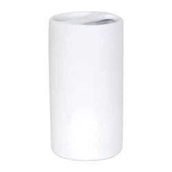MSV Soft Touch Ceramic Toothbrush Holder KYOTO White, Ø6.5 x 12.5