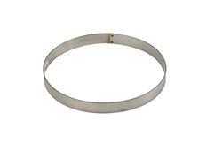 Piazza 701220 - Anillo para tartas (acero inoxidable, diámetro 20 cm, altura 2 cm)