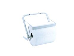 GARDEN FRIEND Portapapel Pintado de Acero Pintado en Blanco con Cortador