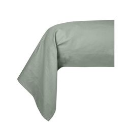 STOF - Taie de Traversin - Taille 45x185 cm - 100% Coton Biologique - Qualité - Certifié Oeko-Tex - Couleur Kaki - Modèle Horizon - Linge de lit pour Maison - Doux et Confortable