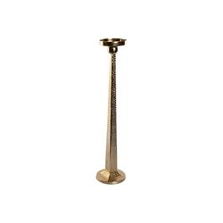 PORTAVELA ALUMINIO 18,5X18,5X85,5 DORADO