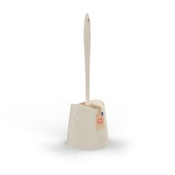 TATAY Brosse à Toilettes Standard ECOHOME, Polypropylène, Brosse Noire, sans BPA, Matériaux 100% recyclés, Fabriquée en Espagne. Eco Beige, Mesures 12 x 12 x 38 cm