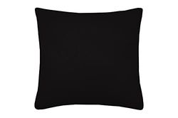 COUSSIN DUO NOIR/LIN 50X50 cm