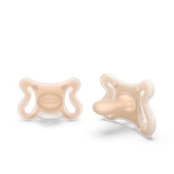 Suavinex, Pack 2 Sucettes Nouveau-né Zero Zero, Tétine SX Pro, Bébés 0/6 Mois, Hypoallergénique, Adapté Peaux Sensibles, Silicone, Respecte Développement Bucco-dentaire, Compatible Allaitement, Fair