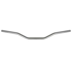 Guidon Accossato Silver en aluminium compatible avec BETA RR LC SM/Enduro de 2007 à 2023 (CC 125) - E9/e8*168/2013 * 00025 - diamètre Ø22 mm
