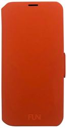 Peter Jäckel Fun Curve - Funda Tipo Libro para Samsung A53 5G, Color Naranja