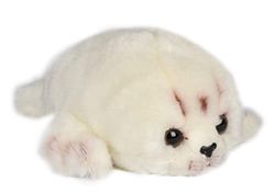Uni-Toys - Seal Baby White - 33 cm Plush Seal, Stuffed Toy, Cuddly Toy