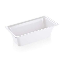 WAS 9713 100 Buffet-Line gastronormbak, melamine, ivoor, GN 1/3, hoogte 10 cm, 3 stuks