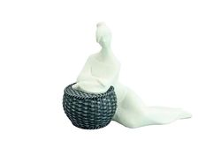 Nadal 775511 - Kosz mała figurka dekoracyjna Eleonora
