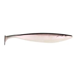Asso Unisex – vuxen 10C4050801029997C10 A.S.O. Fiske gädda XXL Shad-400 pärlemor svart gummifisk 40 cm, färgglad, normal