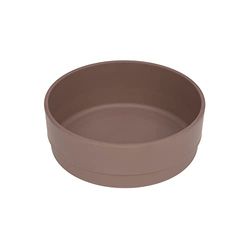 LÄSSIG Tazón para niños Vajilla infantil sin BPA para lavavajillas y microondas/Bowl PP/Cellulose Uni choco