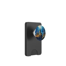 BlueCastle Enchanted Castle & Starry Night PopSockets PopWallet para MagSafe
