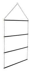 Kerbl 3297676 - Escalera de Techo (4 peldaños de Metal, con Recubrimiento en Polvo, para Caballos, sillines)