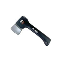 Altuna Bijl voor survival en camping, stalen mes en handvat van glasvezel, hamerfunctie en hoes inbegrepen, licht en robuust, compact, 23 cm en slechts 600 g, voor Bushcraft
