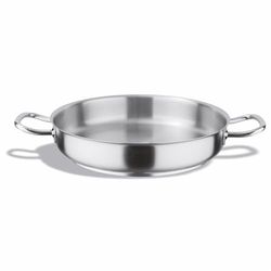 Pujadas P205.028 Inox-Pro Paella Pan Without Lid, 3.70 L Capacity, 28 cm Diameter, 6.0 cm Height
