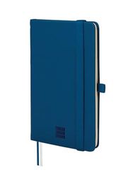 Finocam - Cuaderno Nexo Tapa Dura Dotted-Punteado Azul Marino | Cuaderno Pequeño de Hojas Microperforadas | Bolsillo y Portabolígrafo | 72 Hojas,Ideal para Bujo