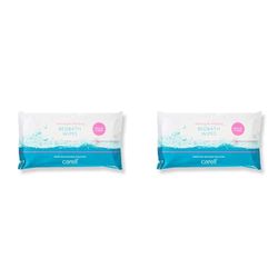 Carell Bed Bath Wipes - Easy to use, Containing Aloe Vera - Dermatologically Tested, Alcohol-Free - 48 Packs of 8 Wipes