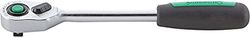 Stahlwille 11111040 QuickRelease Reversible Ratchet, Fine Tooth, 1/4 inch Drive, with 80 Teeth, Non-Slip 2 Component Handle, Length 153mm, Made in Germany