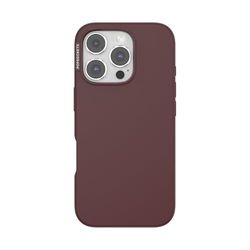PopSockets Skal för iPhone 16 Pro kompatibelt med MagSafe, kompatibelt med trådlös laddning, oxblodsrött