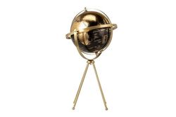 Console Madera-Metal Blanco-Dorado, 120 x 35 x 81 cm