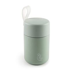 LACOR - 62635 - Flora Food Thermos Bottle, Thermal Bottle, Stainless Steel, Double Walled, BPA Free, 8.5 cm, 360 ml, Blue